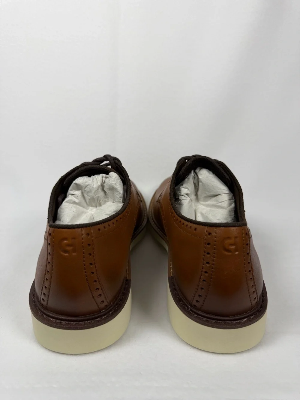 Cole Haan Go-To Plain Toe Oxford Brown Leather Men’s Size 8M